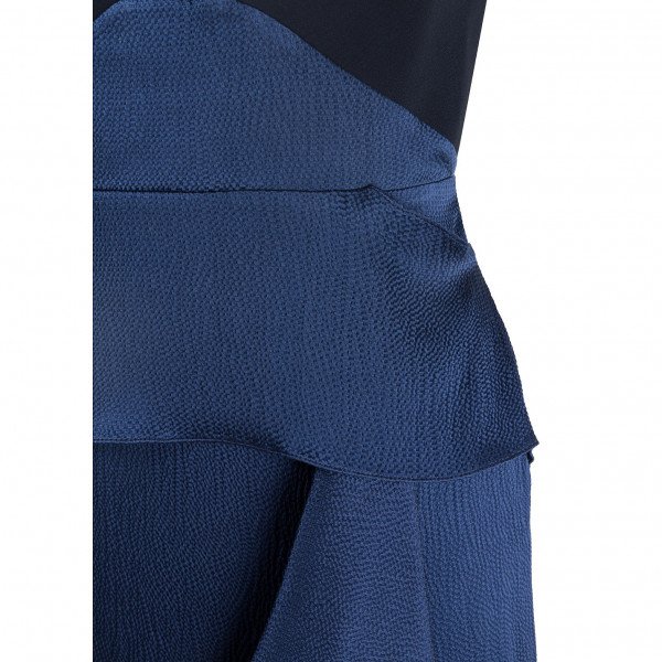Roland Mouret Hammered Silk-Satin Midi Dress