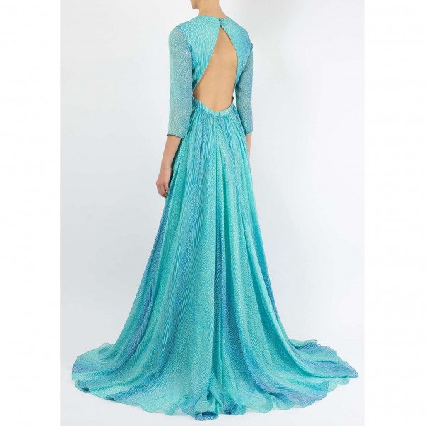 Dhela Printed Gown