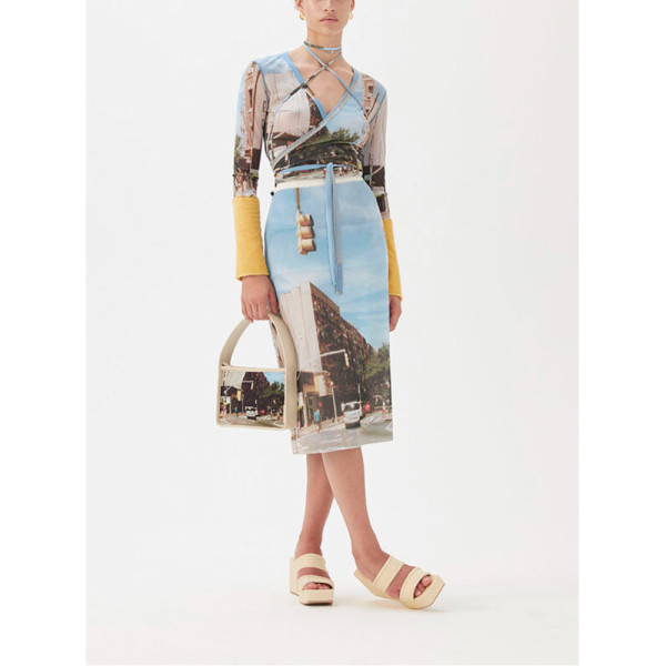 Rejina Pyo Amy Skirt in New York Print