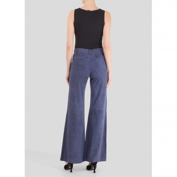 Gérard Darel Suede Flared Trousers