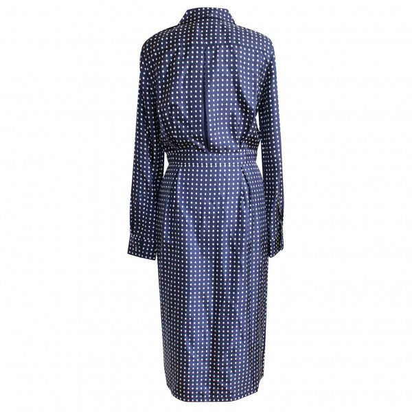 Gabriela Hearst Polka Dot Silk Shirt Dress