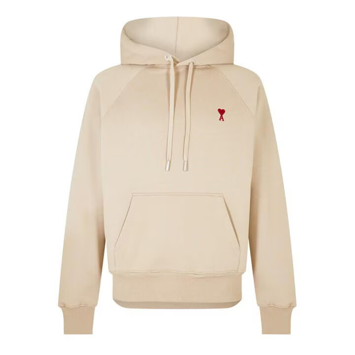 Ami Paris Ami De Coeur Hoodie in Champagne