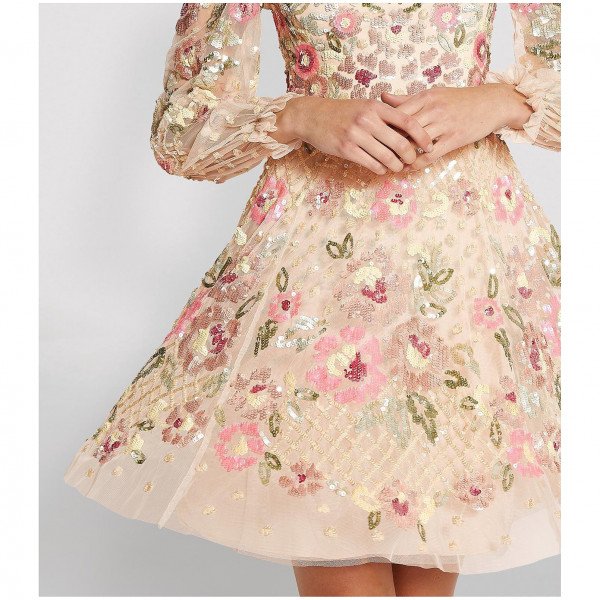 Needle & Thread Rosalie Embellished Mini Dress