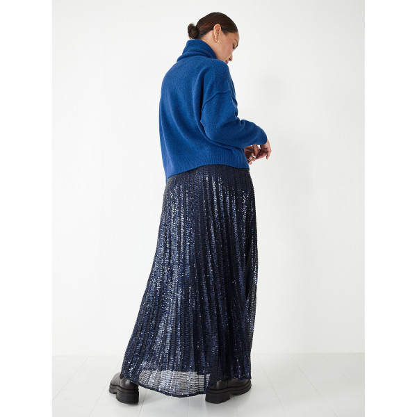 Hush Clio Pleated Sequin Skirt