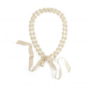 Rent Buy Lanvin Pearl and Ribbon Necklace | MY WARDROBE HQ
