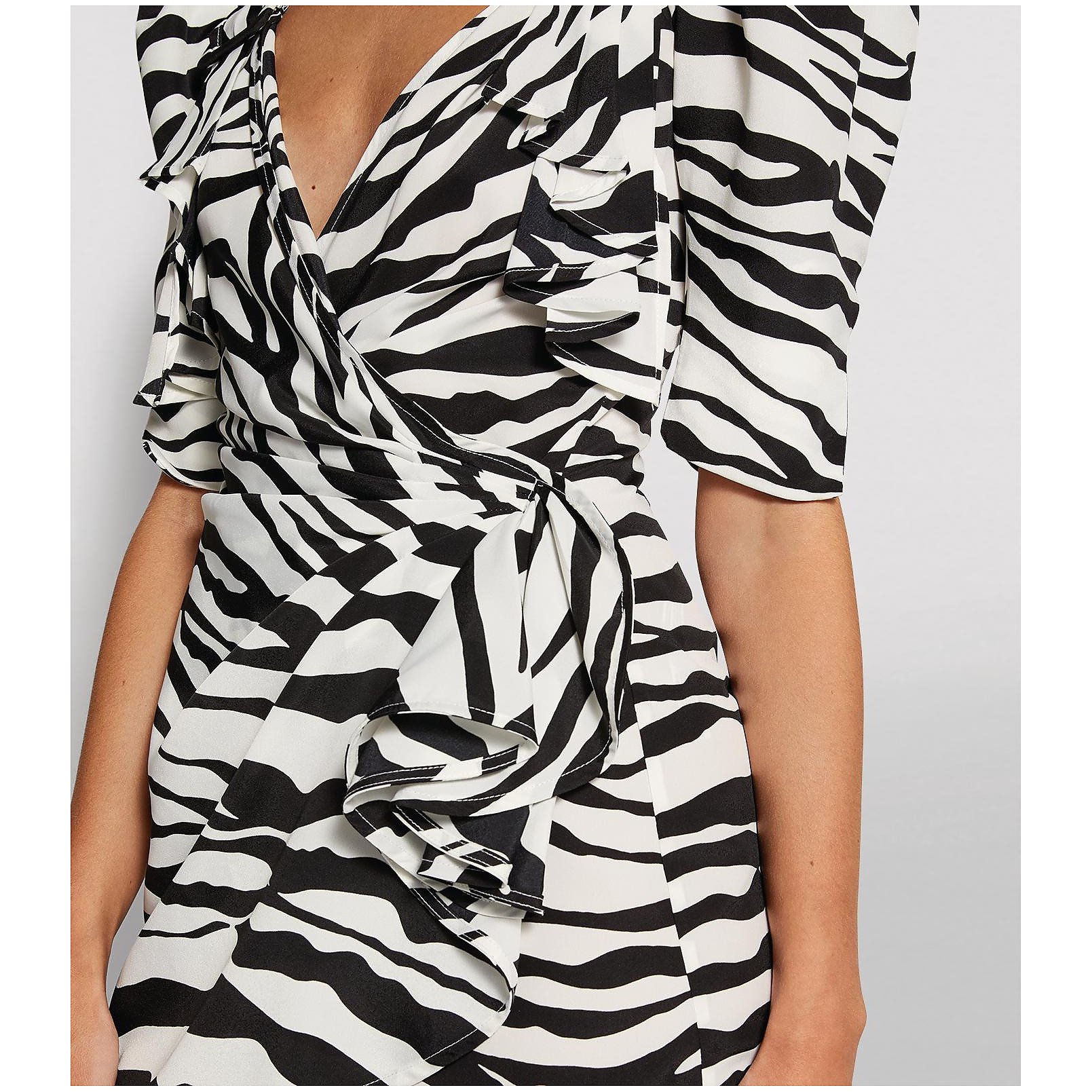 ghost zebra dress