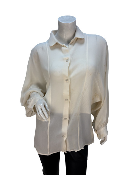 Fendi Sheer silk blouse