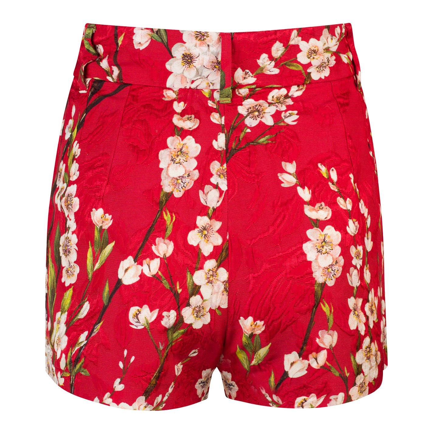 Rent Buy DOLCE & GABBANA Floral Print Jacquard Shorts | MY WARDROBE HQ
