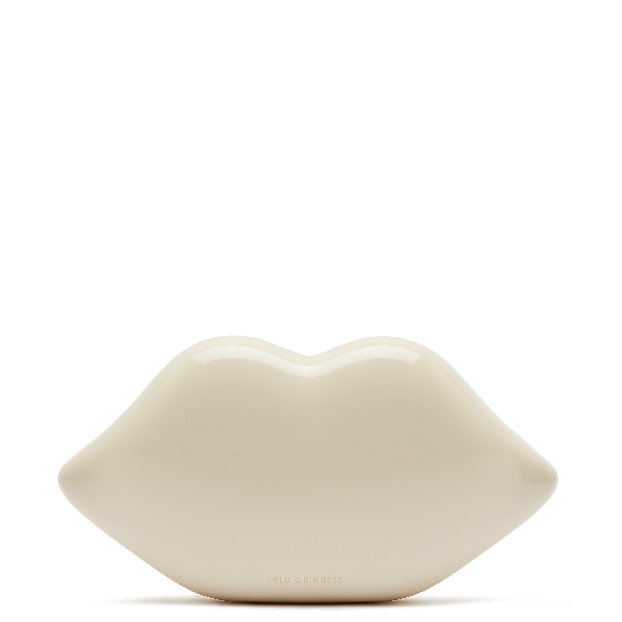 lulu guinness gold lips clutch