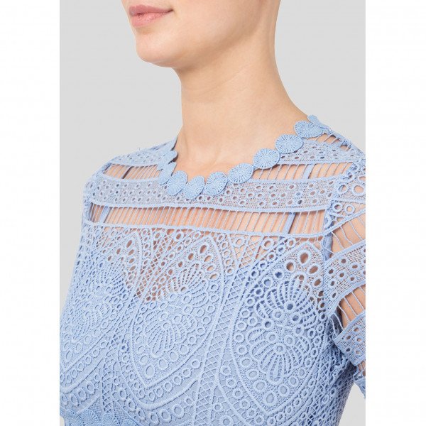 Maje Embroidered Lace Dress