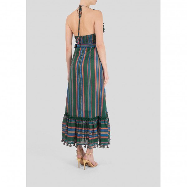 ZIMMERMANN Allia Stripe Picnic Dress