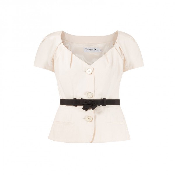 Dior VINTAGE Belted Skirt Suit