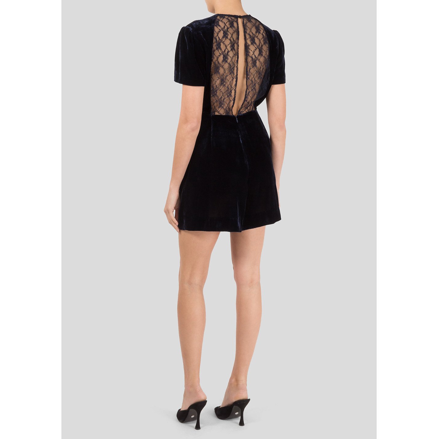 Rent or Buy Sandro Embellished Velvet Playsuit from MyWardrobeHQ.com