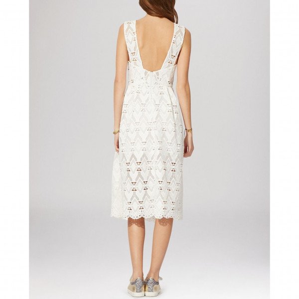 Maje white sales lace dress