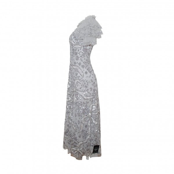 Needle & Thread Ribbon Sequin Gown