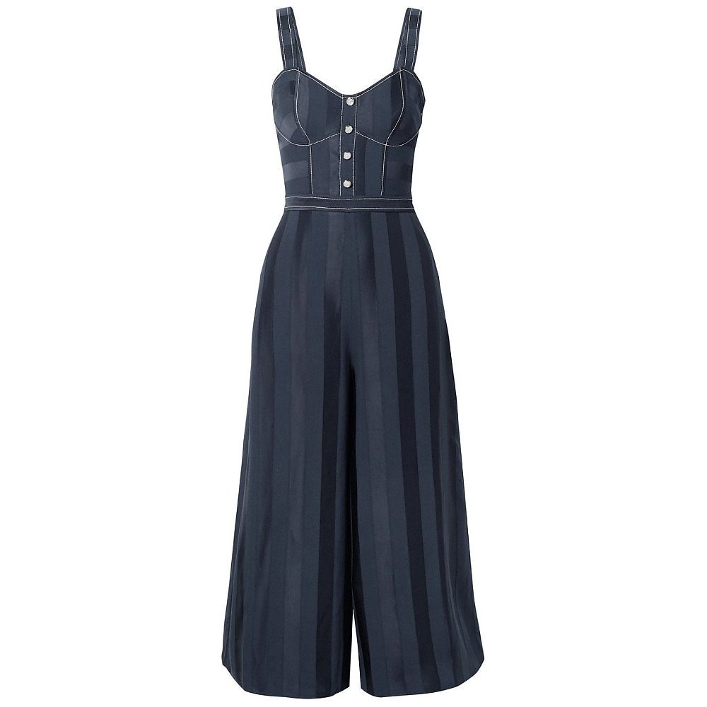 Temperley London Sail Boat Satin Jumpsuit