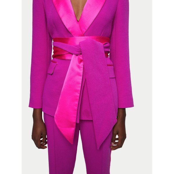 Jigsaw Belted Tuxedo Jacket
