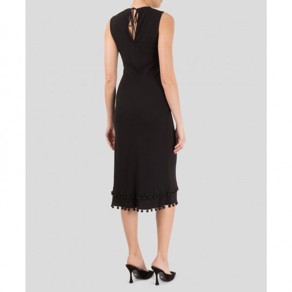 PRADA Bobble-Hem Sleeveless Dress