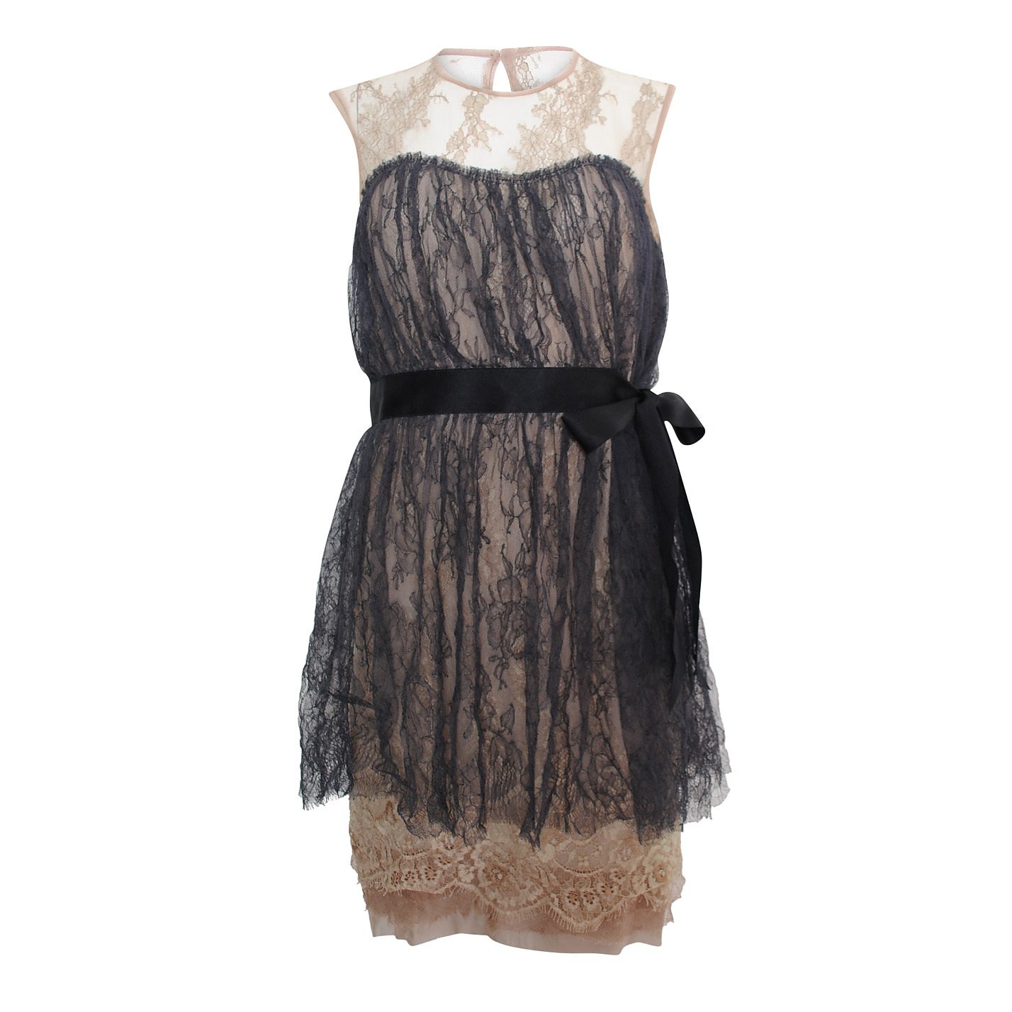 Lanvin Two-Tone Lace Dress