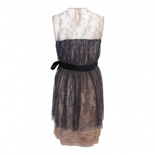 Lanvin Two-Tone Lace Dress