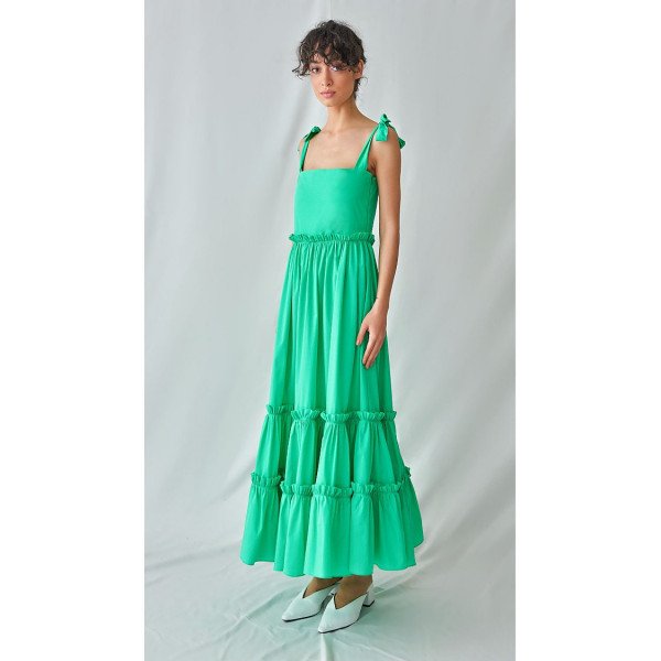 F.ILKK Ruffle Maxi Dress