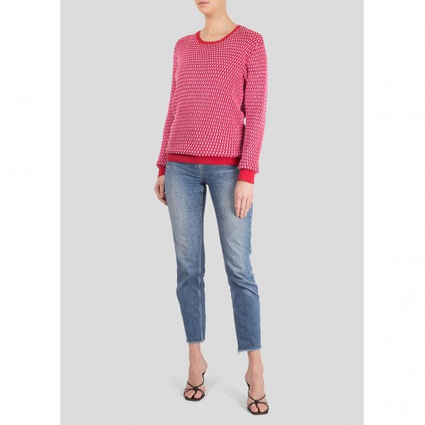 Jonathan Saunders Woven Cotton Sweater