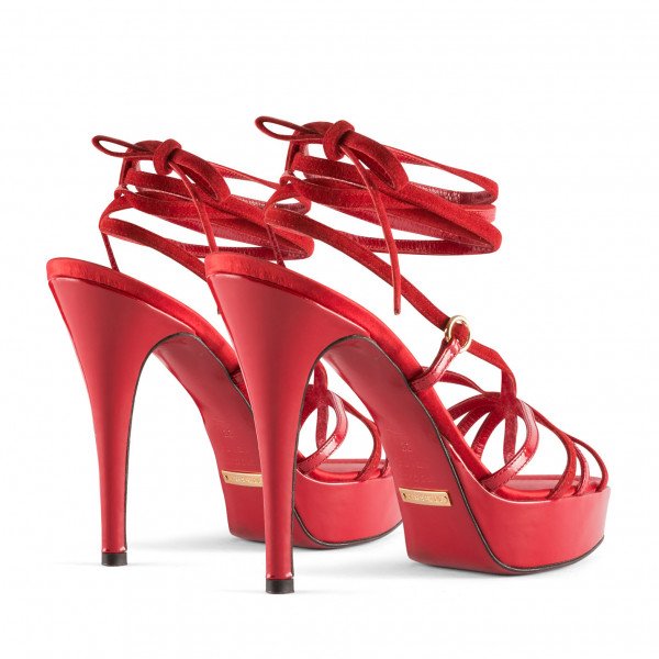 DOLCE & GABBANA Strappy Stiletto-Heel Sandals