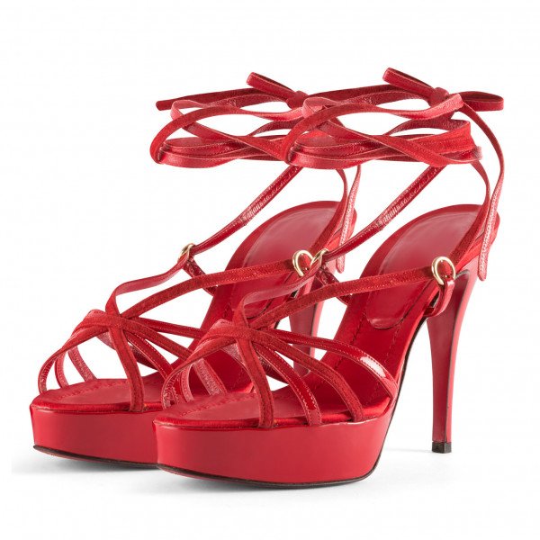 DOLCE & GABBANA Strappy Stiletto-Heel Sandals