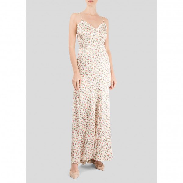 Rent Buy PRADA Floral Print Slip Dress MY WARDROBE HQ