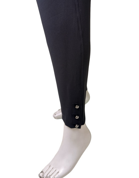 CHANEL Black Assymetrical Neck Black Tunic Co-Ord Set