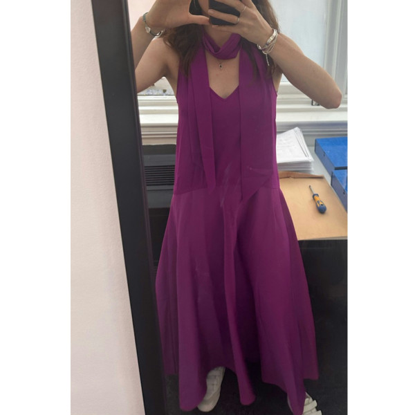 ME+EM Statement Racerback Floor-Length Dress + Belt