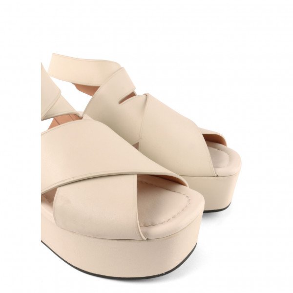 Alexander Wang Rudy Leather Platform Sandals
