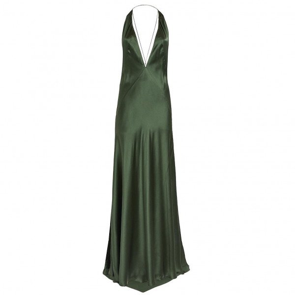 Michael Lo Sordo Alexandra Silk Strappy Gown