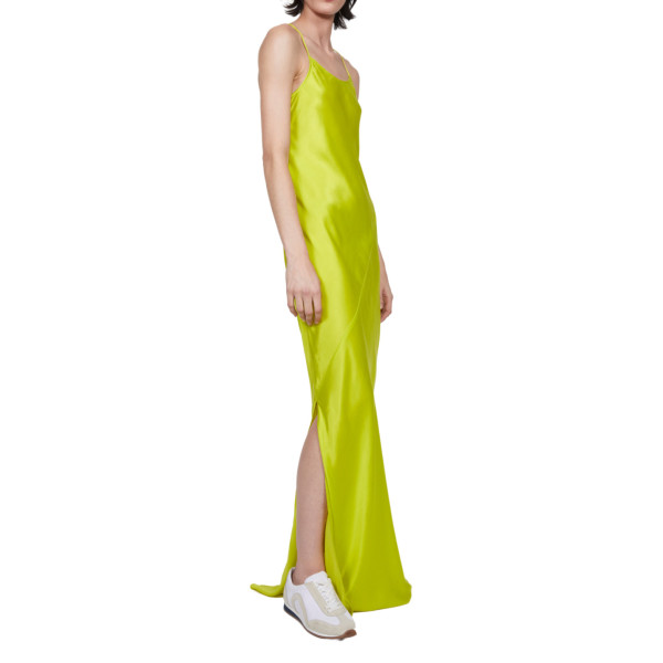 Rodebjer Serena Slip Maxi Dress in Lime