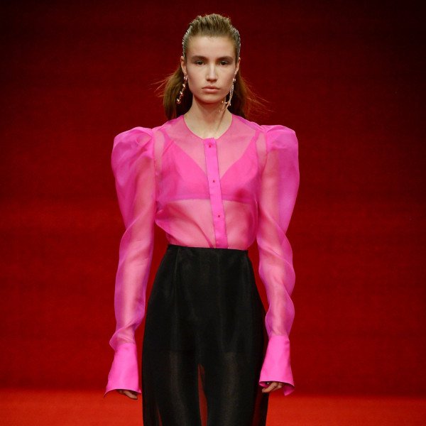 Rent Buy Emilio De La Morena Organza Blouse MY WARDROBE HQ