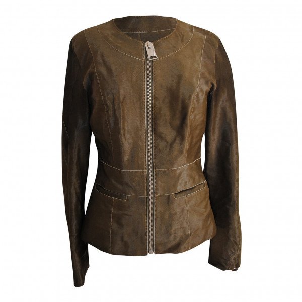 Amanda Wakeley Sculpted Leather Jacket