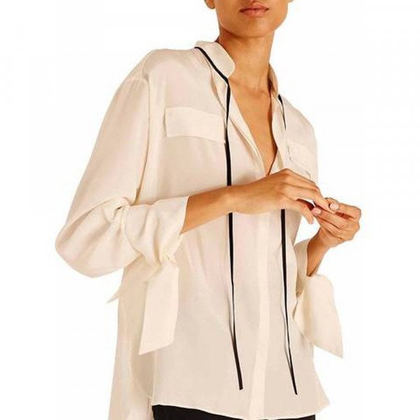 Amanda Wakeley Tie Silk Shirt