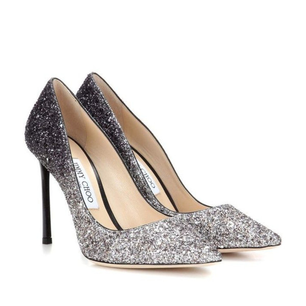 Ombre glitter shoes discount