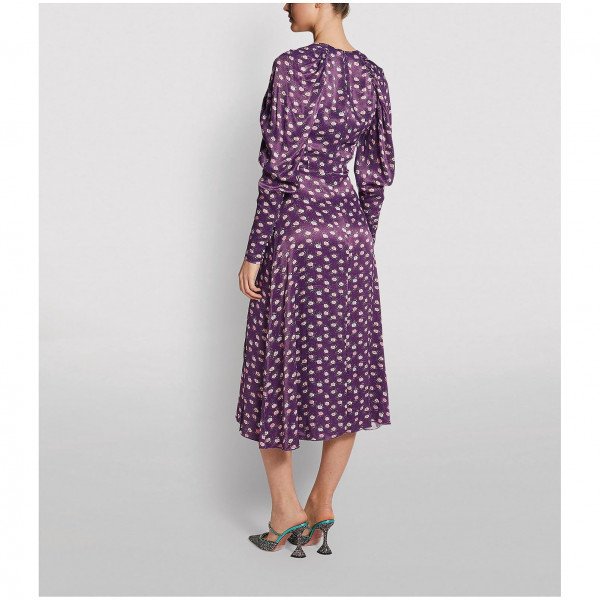 ROTATE Birger Christensen Clair Midi Dress