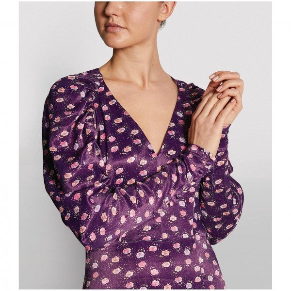ROTATE Birger Christensen Clair Midi Dress