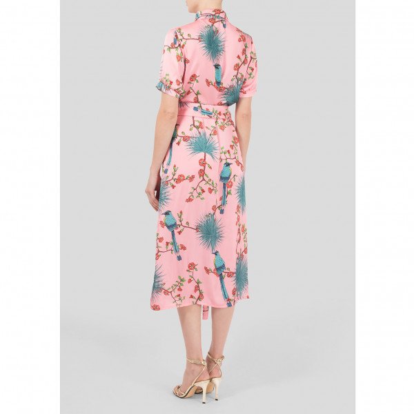 The Latin Runway Agave Print Shirt Dress