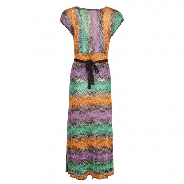 Missoni Belted Multicolour Knit Dress