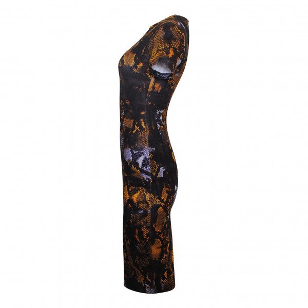 Rent Buy Alexander McQueen Snakeskin Print Dress MY WARDROBE HQ