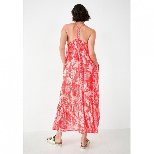 Hush Valencia Maxi Dress In Coral Reef