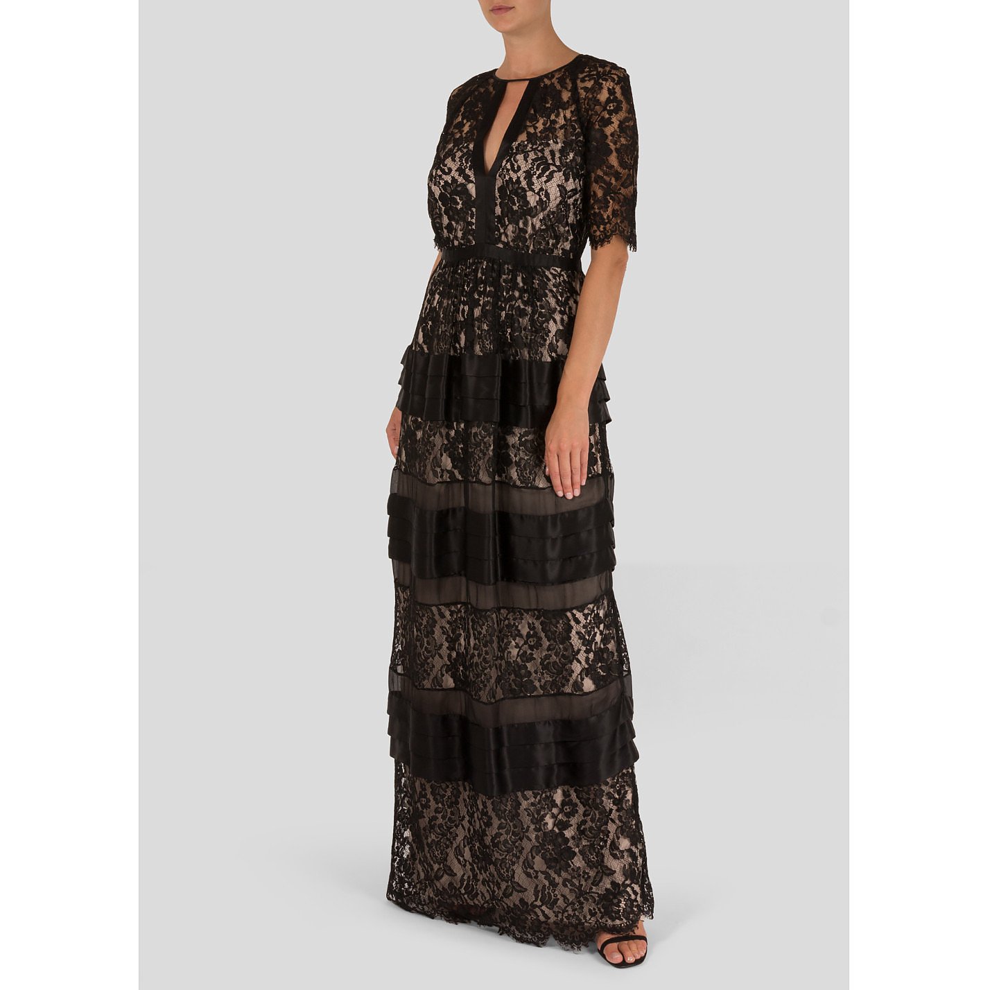 Temperley London Lace and Silk Gown