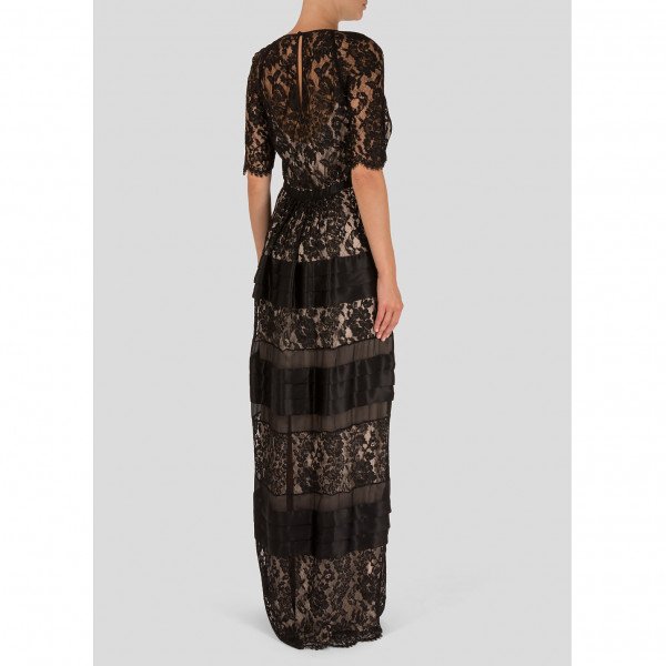 Temperley London Lace and Silk Gown