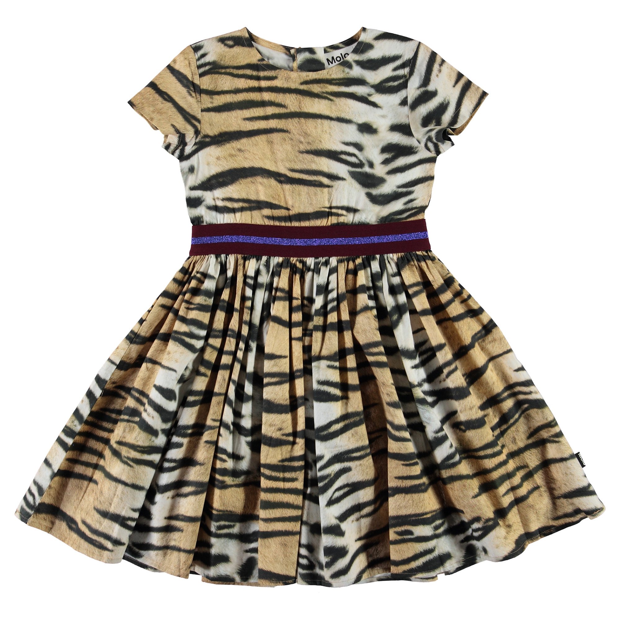 Molo Kids Candy Dress in Wild Tiger