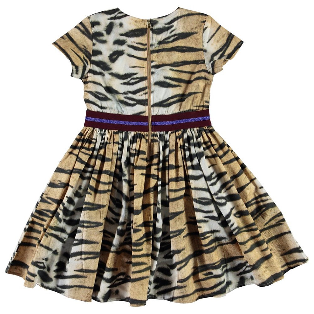 Molo Kids Candy Dress in Wild Tiger