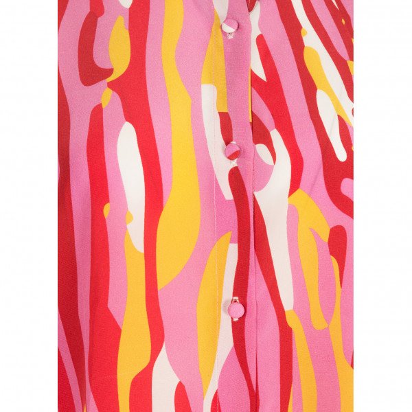 Dhela Printed Oversized Shirt
