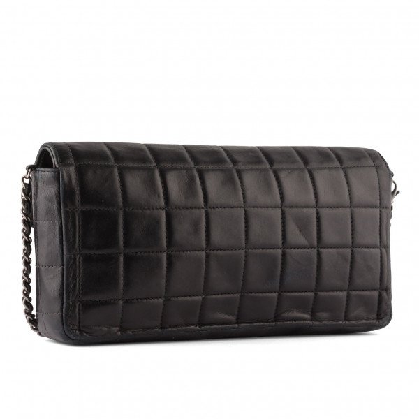 CHANEL Quilted Bag With Silver CC Hardware